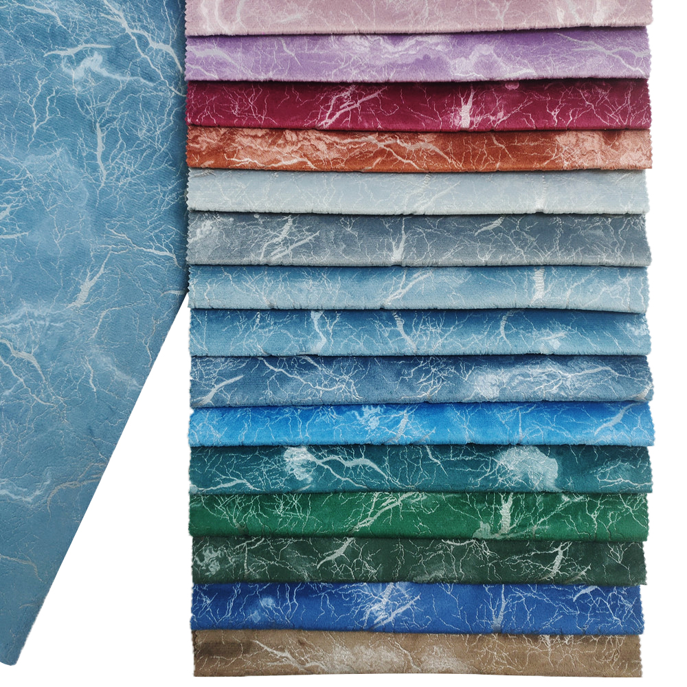 Keo polyester có hoa văn đánh dấu ấn vải nhung Hà Lan cho rèm